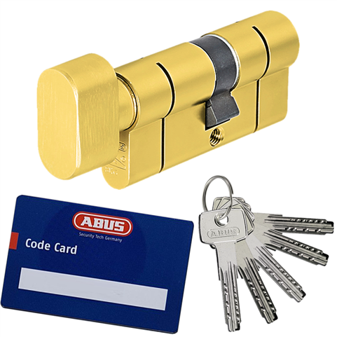 Wkładka bębenkowa z gałką ABUS D10 45G/35 system jednego klucza