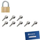 Kłódka Gerda S40 + 8 kluczy w zestawie