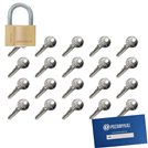 Kłódka Gerda S40 + 20 kluczy w zestawie