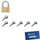 Kłódka Gerda S50 + 6 kluczy w zestawie