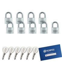 9 szt. kłódki 40 na jeden klucz ABUS TITALIUM