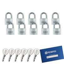 10 szt. kłódki 40 na jeden klucz ABUS TITALIUM