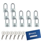 12 szt. kłódki 40 z wydłużonym pałąkiem na jeden klucz ABUS System TYTAN