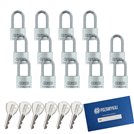 14 szt. kłódki 40 z wydłużonym pałąkiem na jeden klucz ABUS System TYTAN