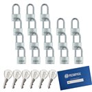 18 szt. kłódki 40 z wydłużonym pałąkiem na jeden klucz ABUS System TYTAN