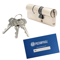 Wkładka bębenkowa dwustronna YALE 500 35/45 system jednego klucza