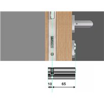 Wkładka bębenkowa jednostronna YALE 500 10/65 system jednego klucza