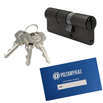 Wkładka bębenkowa dwustronna YALE 500 40/80 system jednego klucza