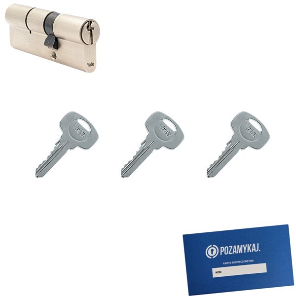 Wkładka do zamka YALE 500 + 3 klucze
