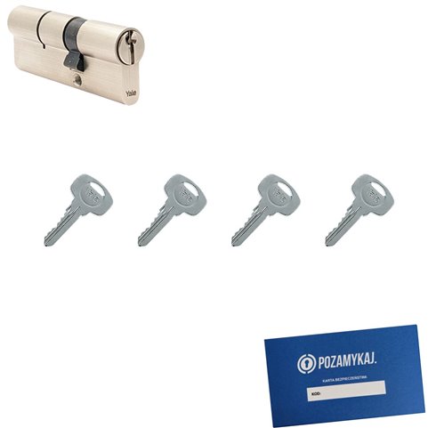 Wkładka do zamka YALE 500 + 4 klucze