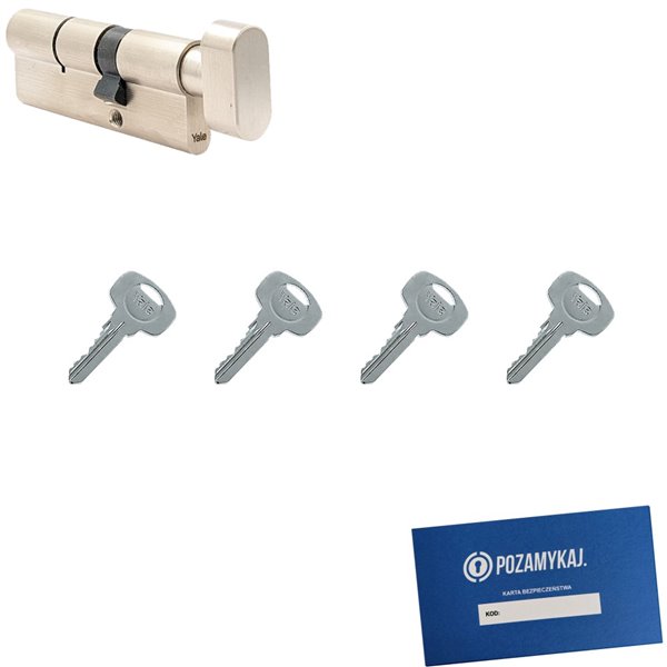 Wkładka do zamka YALE 500 + 4 klucze