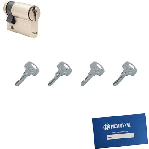 Wkładka do zamka YALE 500 + 4 klucze