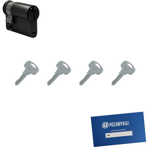 Wkładka do zamka YALE 500 + 4 klucze