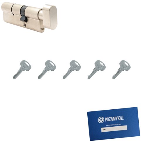 Wkładka do zamka YALE 500 + 5 kluczy