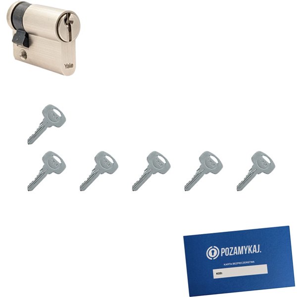 Wkładka do zamka YALE 500 + 6 kluczy