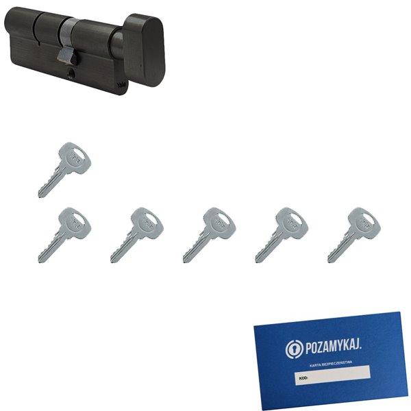 Wkładka do zamka YALE 500 + 6 kluczy