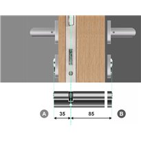 Wkładka do zamka YALE 500 + 7 kluczy