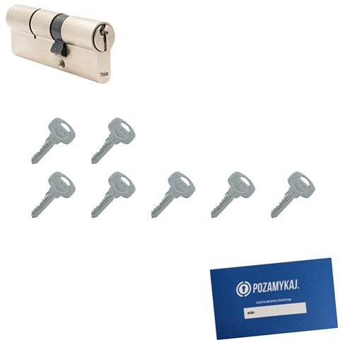 Wkładka do zamka YALE 500 + 7 kluczy