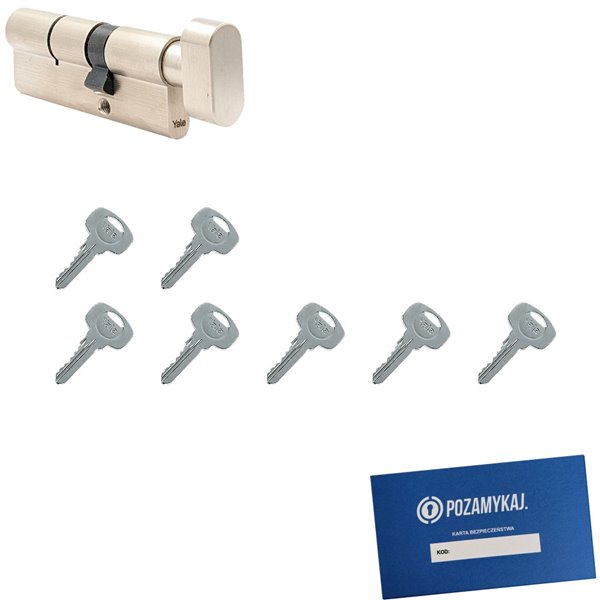 Wkładka do zamka YALE 500 + 7 kluczy