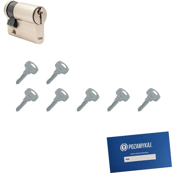 Wkładka do zamka YALE 500 + 7 kluczy