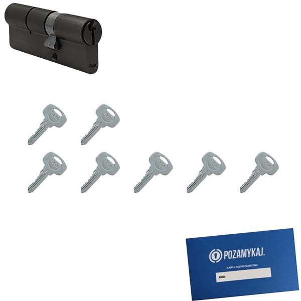 Wkładka do zamka YALE 500 + 7 kluczy