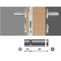 Wkładka do zamka YALE 500 + 9 kluczy