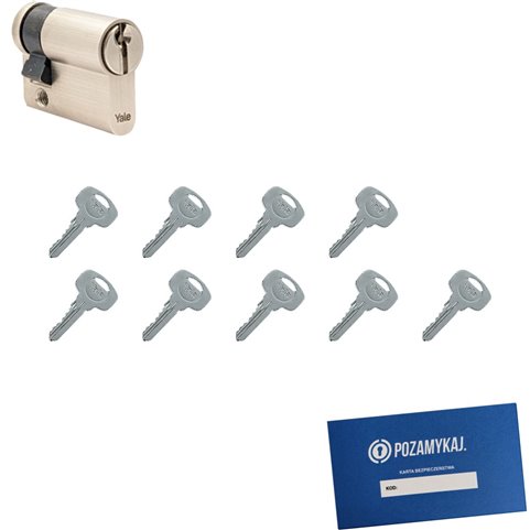Wkładka do zamka YALE 500 + 9 kluczy