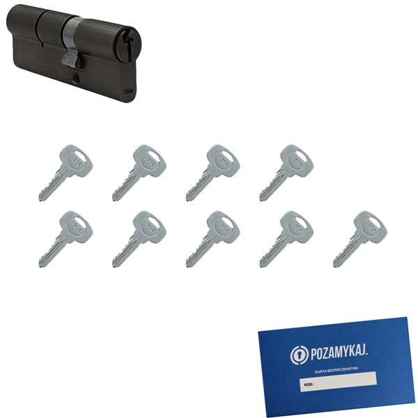 Wkładka do zamka YALE 500 + 9 kluczy