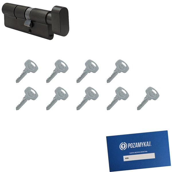 Wkładka do zamka YALE 500 + 9 kluczy