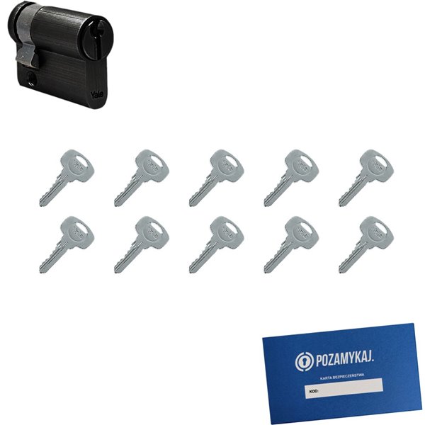 Wkładka do zamka YALE 500 + 10 kluczy