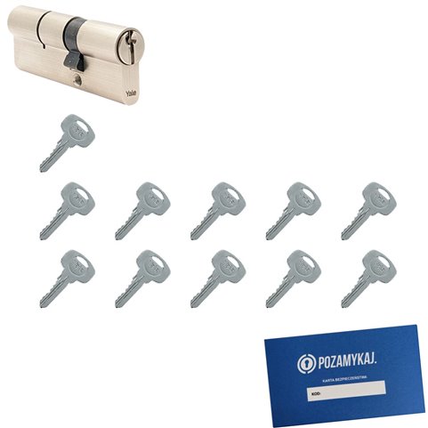 Wkładka do zamka YALE 500 + 11 kluczy