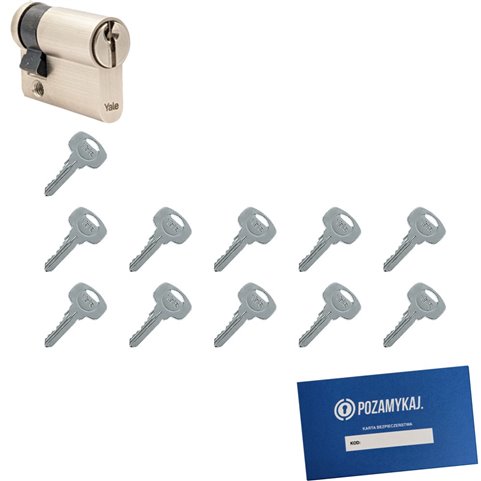 Wkładka do zamka YALE 500 + 11 kluczy