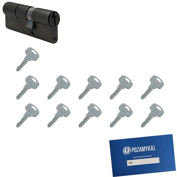 Wkładka do zamka YALE 500 + 11 kluczy