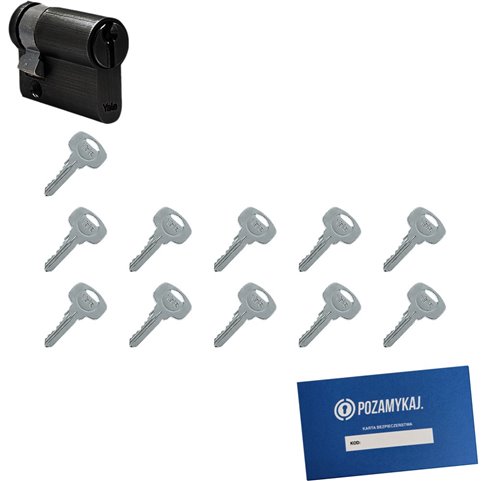 Wkładka do zamka YALE 500 + 11 kluczy