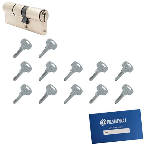Wkładka do zamka YALE 500 + 12 kluczy