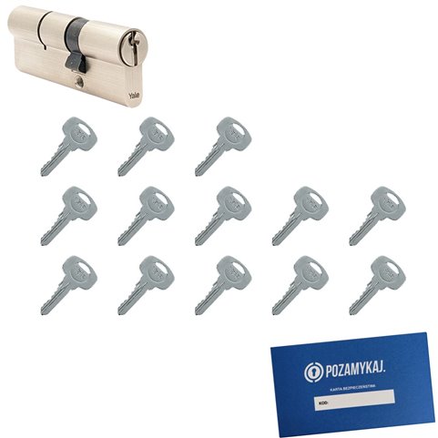Wkładka do zamka YALE 500 + 13 kluczy