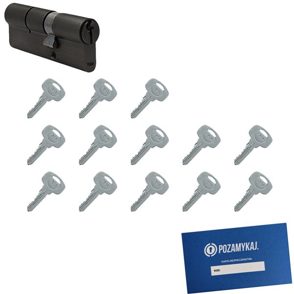 Wkładka do zamka YALE 500 + 13 kluczy