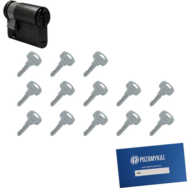 Wkładka do zamka YALE 500 + 13 kluczy