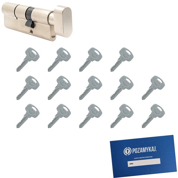 Wkładka do zamka YALE 500 + 14 kluczy