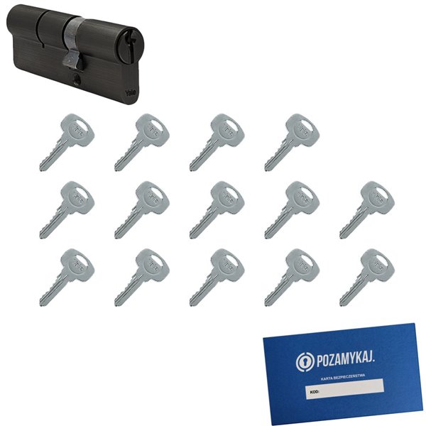 Wkładka do zamka YALE 500 + 14 kluczy