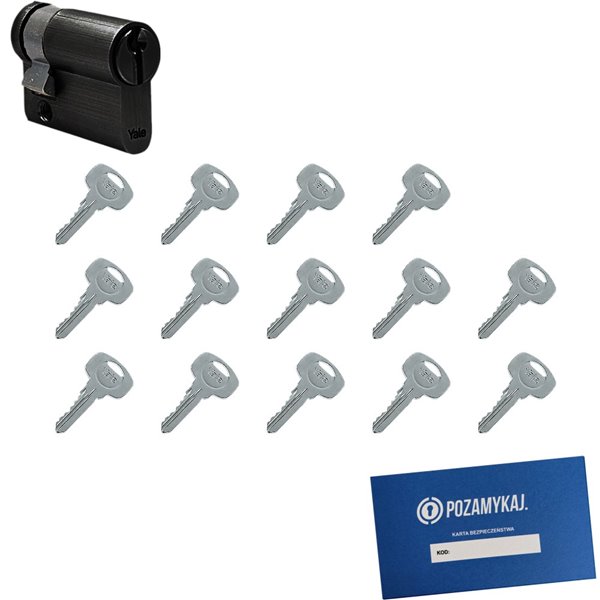 Wkładka do zamka YALE 500 + 14 kluczy