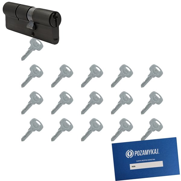 Wkładka do zamka YALE 500 + 16 kluczy