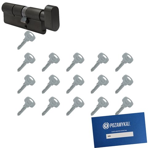 Wkładka do zamka YALE 500 + 16 kluczy