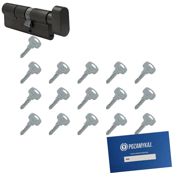 Wkładka do zamka YALE 500 + 16 kluczy