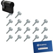 Wkładka do zamka YALE 500 + 17 kluczy