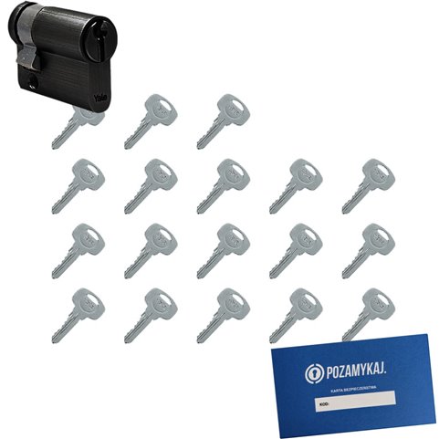Wkładka do zamka YALE 500 + 18 kluczy