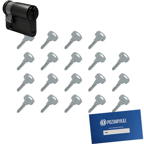 Wkładka do zamka YALE 500 + 19 kluczy