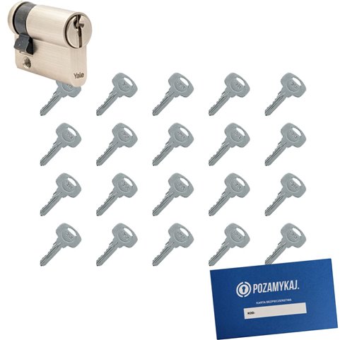 Wkładka do zamka YALE 500 + 30 kluczy