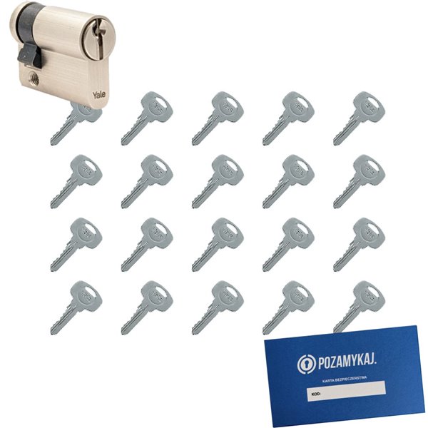 Wkładka do zamka YALE 500 + 40 kluczy