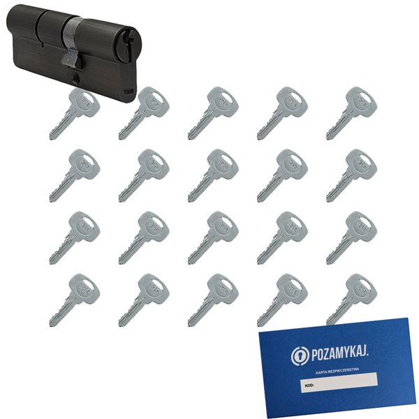 Wkładka do zamka YALE 500 + 80 kluczy